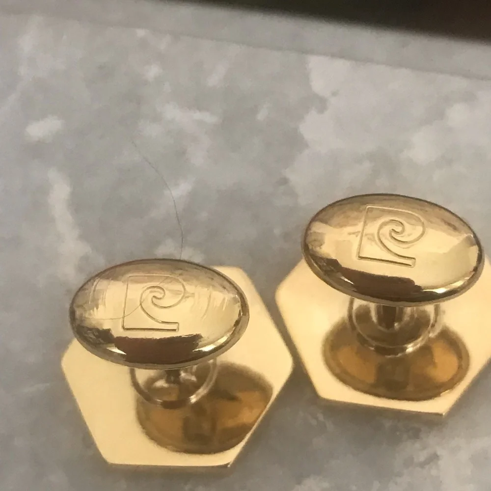 Pierre Cardin Gold Tone Men’s Cuff links